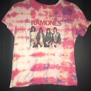 Ramones Custom Tie-Dyed Shirt